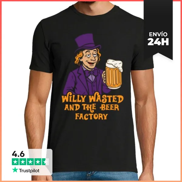 Camiseta Hombre Clásica Willy Wasted LaTostadora