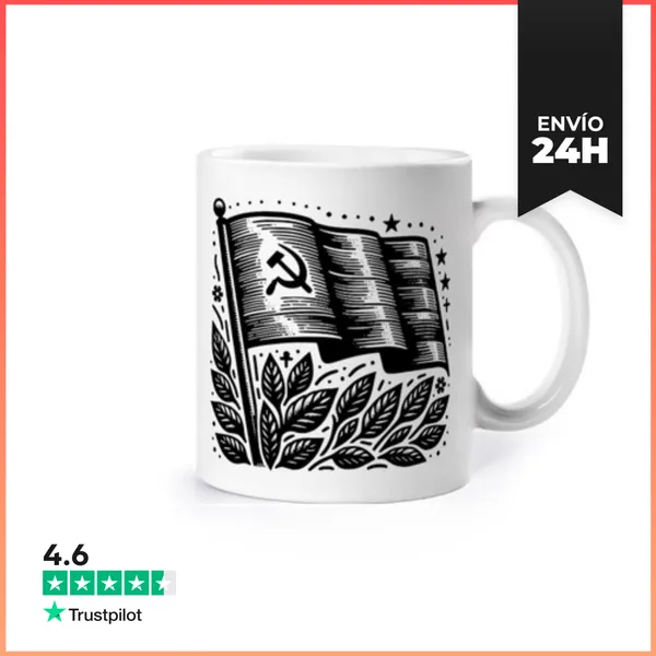 Taza BANDERA SOVIÉTICA LaTostadora