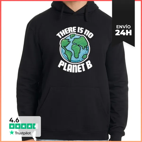 Sudadera Unisex Con Capucha Hombre, Jersey Con Capucha, Negro