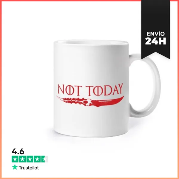 Taza Not Today Rojo LaTostadora