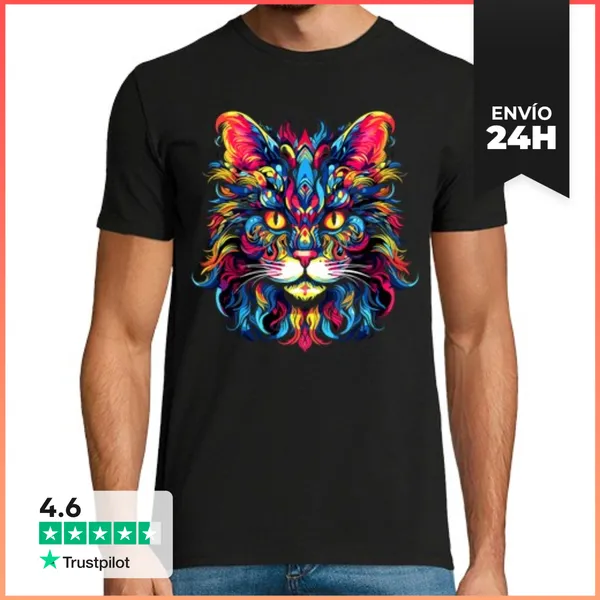 Camiseta Hombre Clásica GATO LaTostadora
