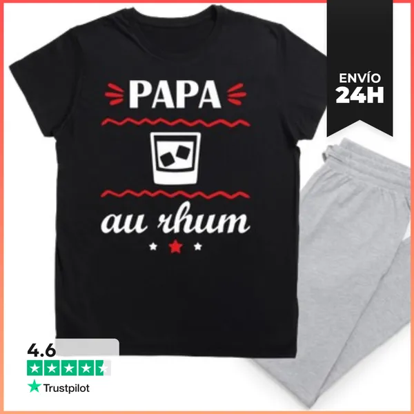 Pijama Papá Ron Regalo Del Día Del Padre LaTostadora