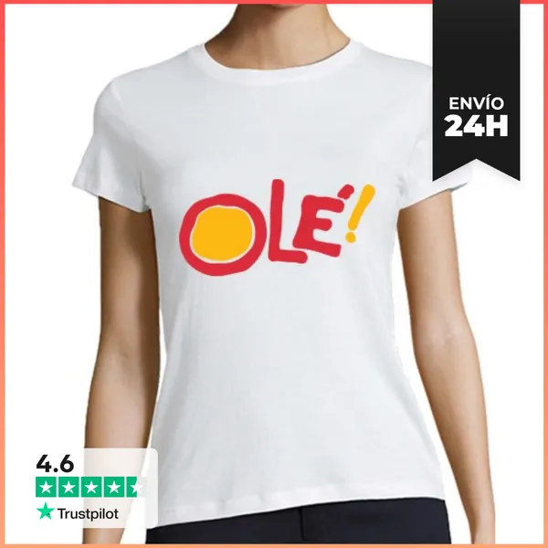 Camiseta Mujer Clásica Olé LaTostadora