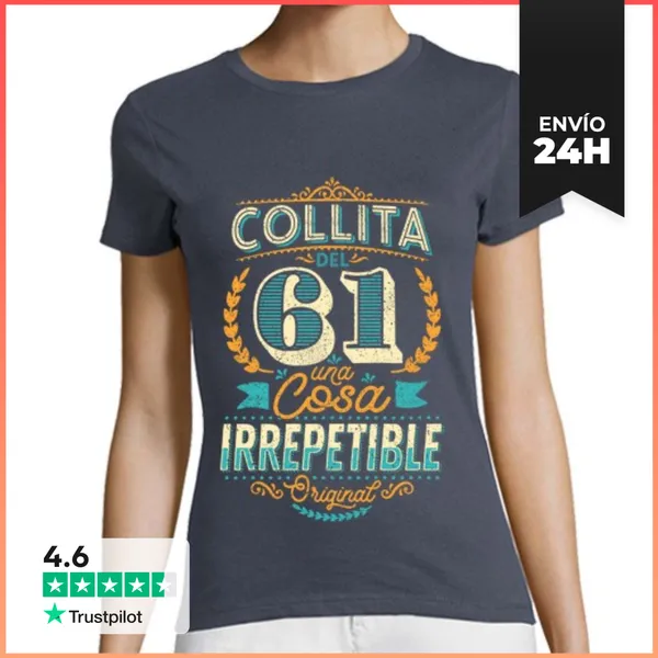 Camiseta Mujer Clásica Collita Del 61 Irrepetible LaTostadora