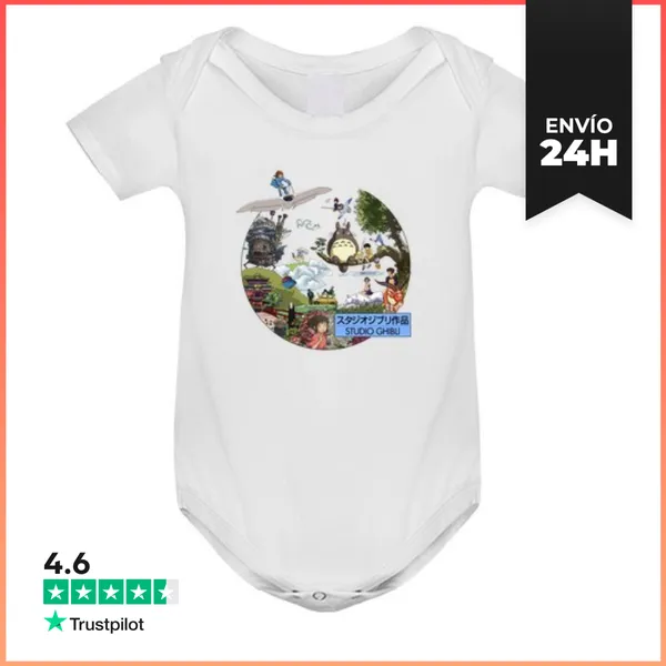 Body Bebé Studio Ghibli II - MorganaArt LaTostadora
