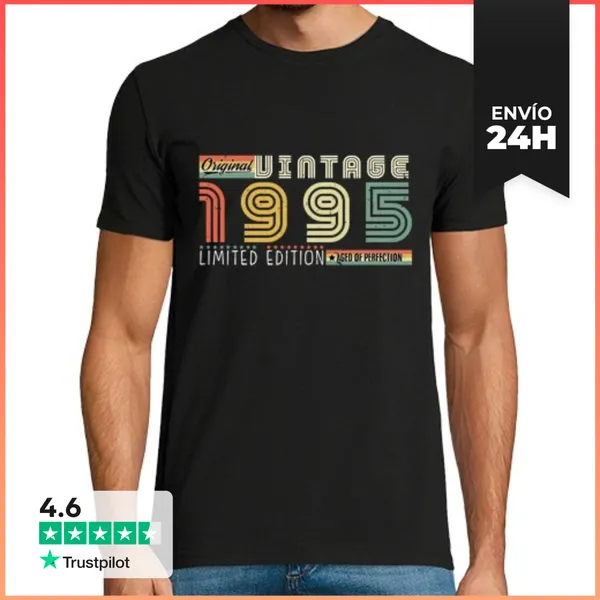 Camiseta Hombre Clásica Regalo De Cumpleaños Número 90 Estilo R