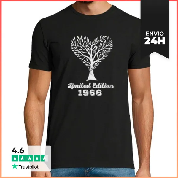 Camiseta Hombre Clásica 1966 Vintage LaTostadora