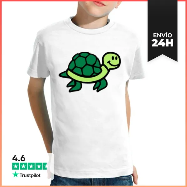 Camiseta Clásica Para Niños Tortuga De Mar LaTostadora