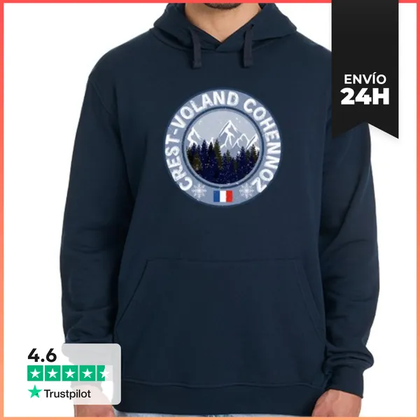 Sudadera Unisex Con Capucha Cresta Voland Cohennoz LaTostadora