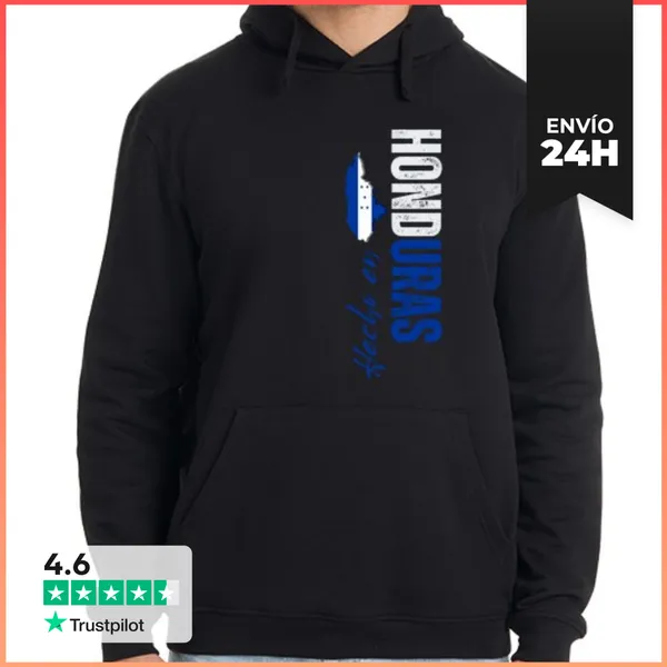 Sudadera Unisex Con Capucha Hecho En Honduras, Orgullo Hondureño