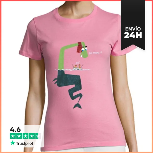 Camiseta Mujer Clásica Nessie LaTostadora