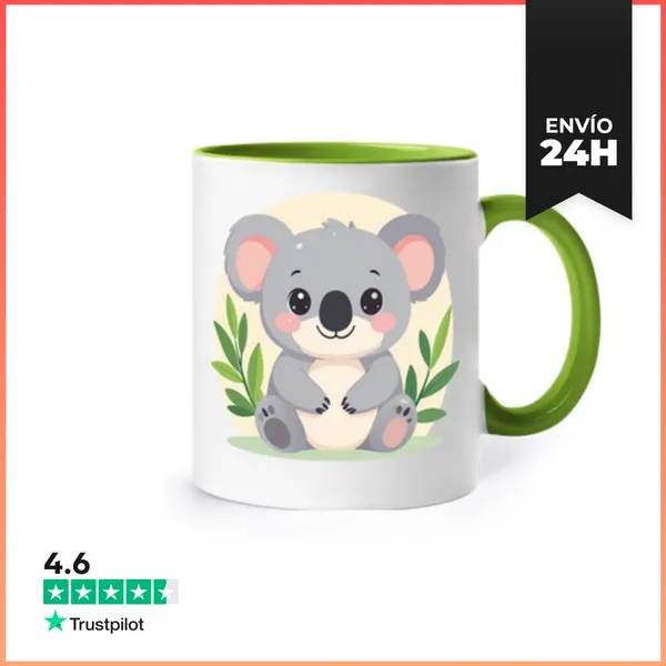 Taza De Colores Koala Kawaii LaTostadora