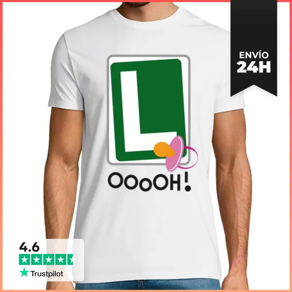 Camiseta Hombre Clásica L CHUPETE LaTostadora