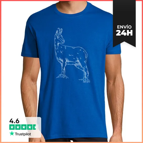 Camiseta Hombre Clásica Obv - Dibujo De Isard LaTostadora