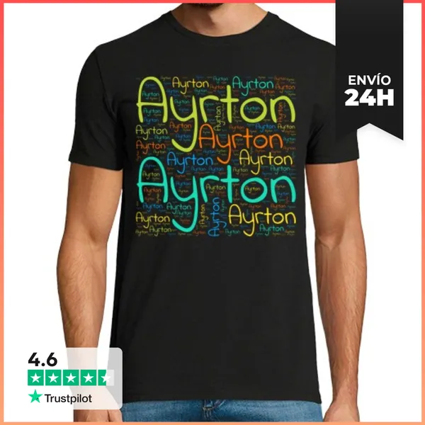 Camiseta Hombre Clásica Ayrton LaTostadora
