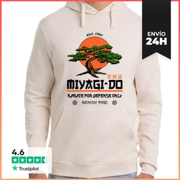 Sudadera Unisex Con Capucha Miyagi LaTostadora