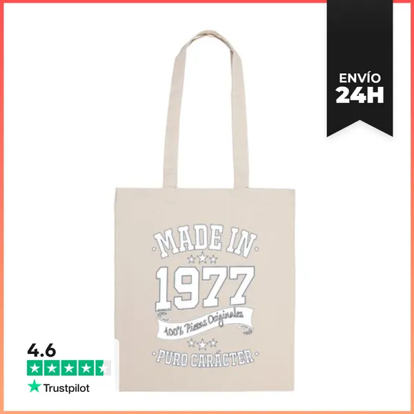 Bolsa De Tela Made In 1977 LaTostadora