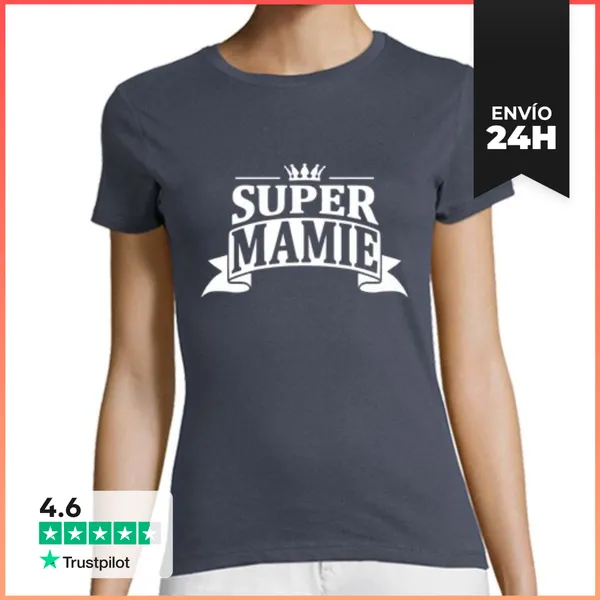Camiseta Mujer Clásica Gran De La Abuela LaTostadora