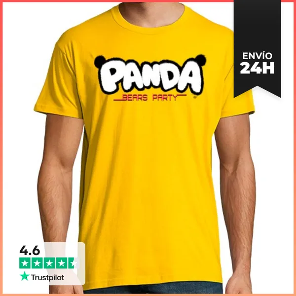 Camiseta Hombre Clásica PANDA BEARS PARTY 2 LaTostadora