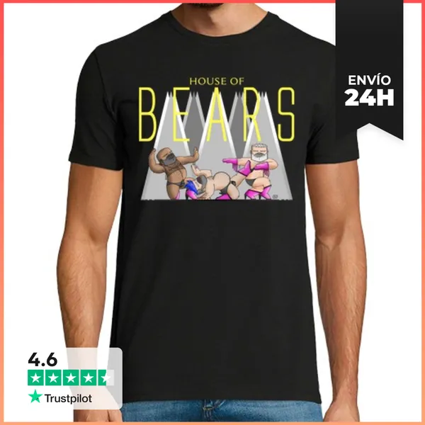 Camiseta Hombre Clásica HOUSE OF BEARS SILVER V2 LaTostadora