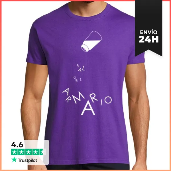 Camiseta Hombre Clásica Sal Del Armario LaTostadora