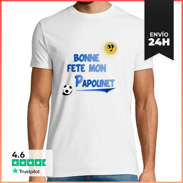 Camiseta Hombre Clásica Feliz Cumpleaños A Mi Papá LaTostadora