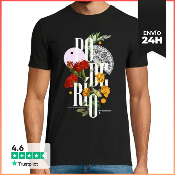 Camiseta Hombre Clásica Poderia - Letra Blanca LaTostadora