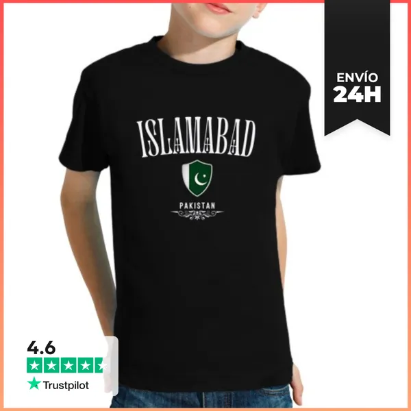 Camiseta Clásica Para Niños Amo Islamabad, Recuerdo De Islamabad