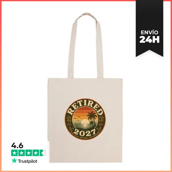 Bolsa De Tela Vintage Sunset - Retired 2027 Ideal For Men And