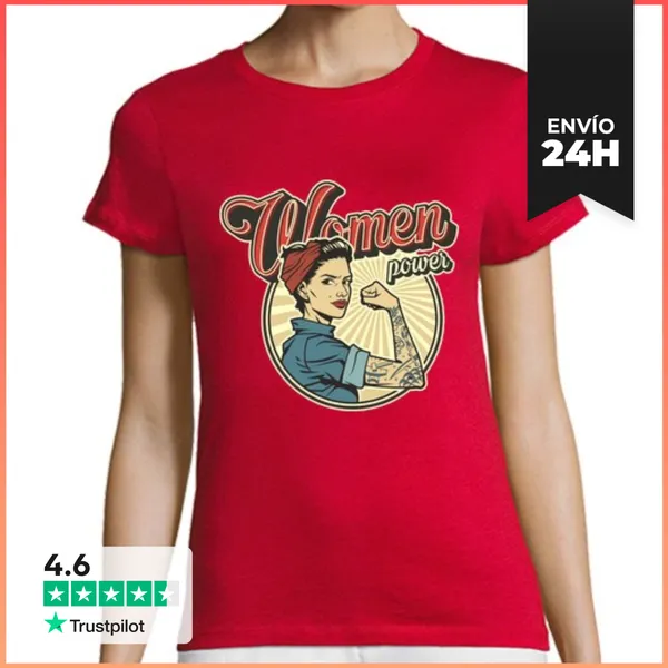 Camiseta Mujer Clásica Women Power LaTostadora