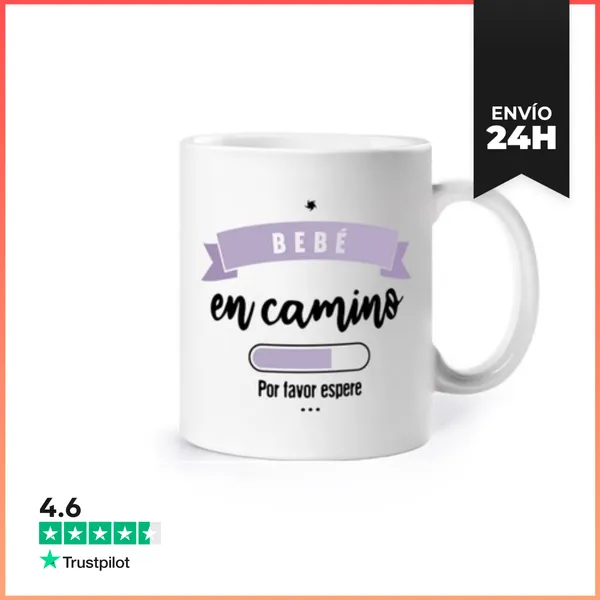 Taza Bebe En Camino Por Favor Espere Regalos Dia Del Padre