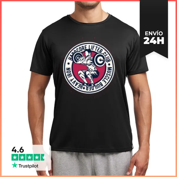 Camiseta Deportiva Hombre Hardcore Lifter LaTostadora