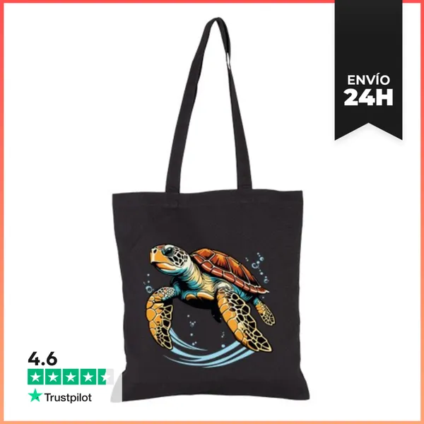 Bolsa De Tela Tortuga Marina LaTostadora