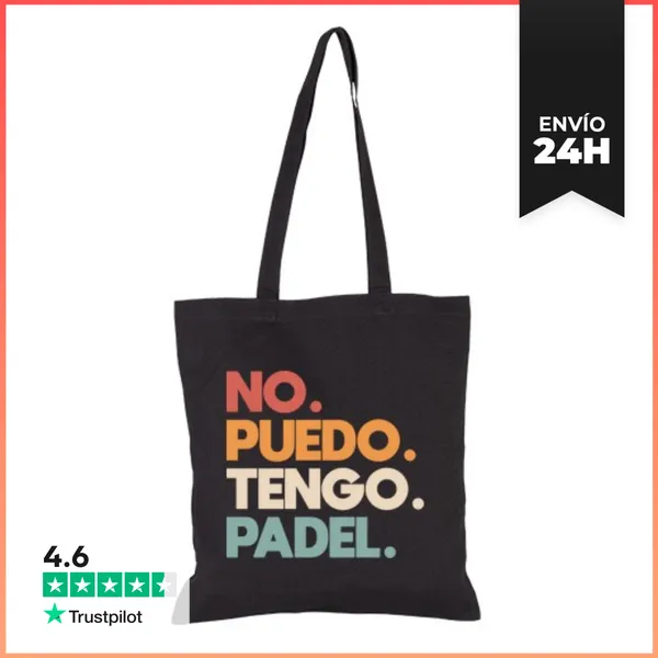 Bolsa De Tela No Puedo Tengo Padel LaTostadora