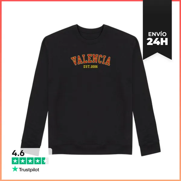 Sudadera Unisex Valencia Est 2006 LaTostadora