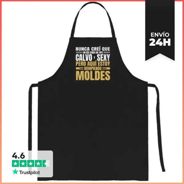 Delantal Calvo Y Sexy Con Humor Regalo Calvos LaTostadora