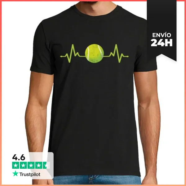 Camiseta Hombre Clásica Divertido Latido De Tenis Regalo