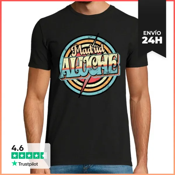 Camiseta Hombre Clásica Aluche Madrid LaTostadora
