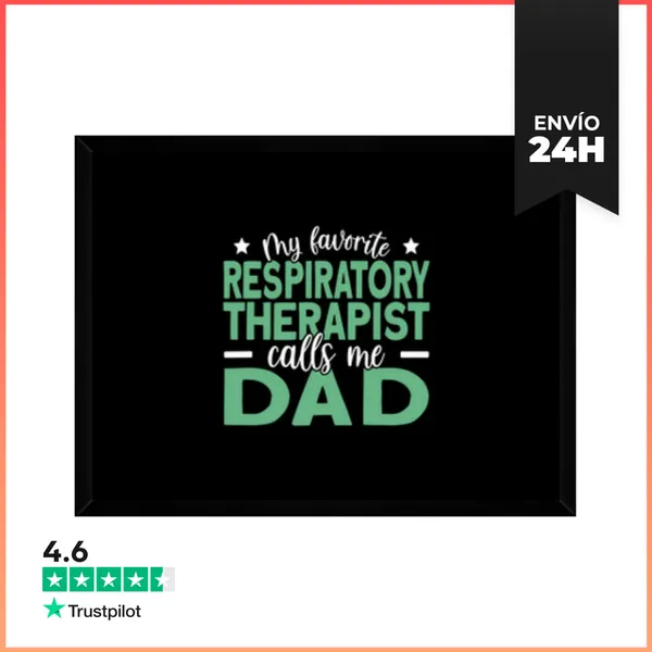Cuadro Con Marco Horizontal Mens Mi Terapeuta Respiratorio
