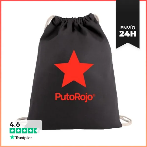 Mochila Saco Con Cuerdas Saco PutoRojo LaTostadora
