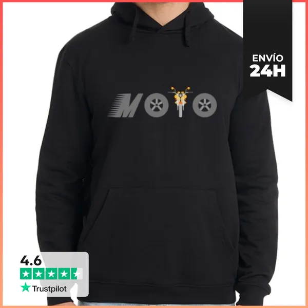 Sudadera Unisex Con Capucha Motocicleta - Regalo De Motociclista