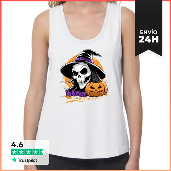 Camiseta Mujer Sin Mangas, Loose Fit Diseño 4676574 LaTostadora
