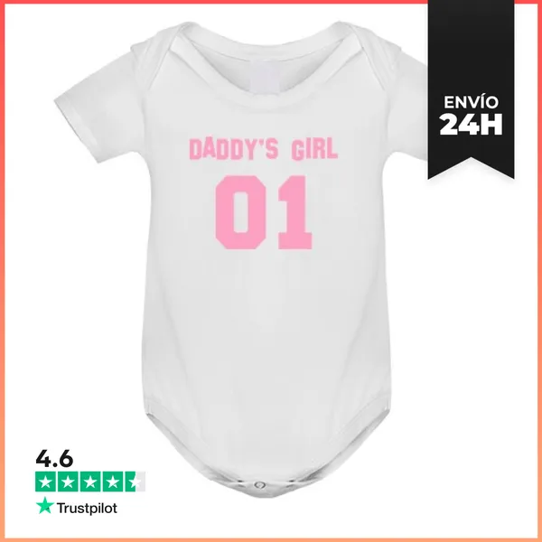 Body Bebé Daddy Girl 01 LaTostadora