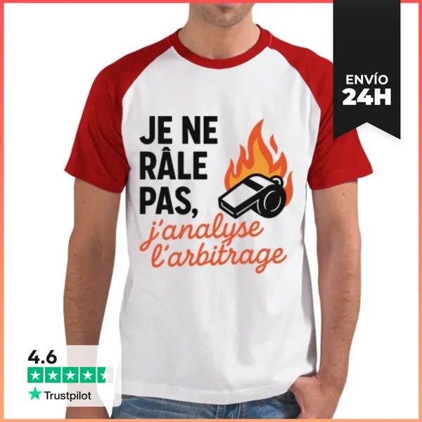 Camiseta Hombre, Estilo Béisbol No Me Quejo Humor Fútbol Deporte