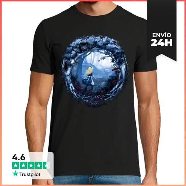 Camiseta Hombre Clásica Siga El Conejo LaTostadora