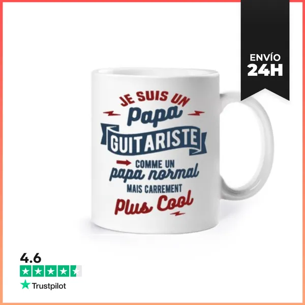 Taza Papá Guitarrista LaTostadora