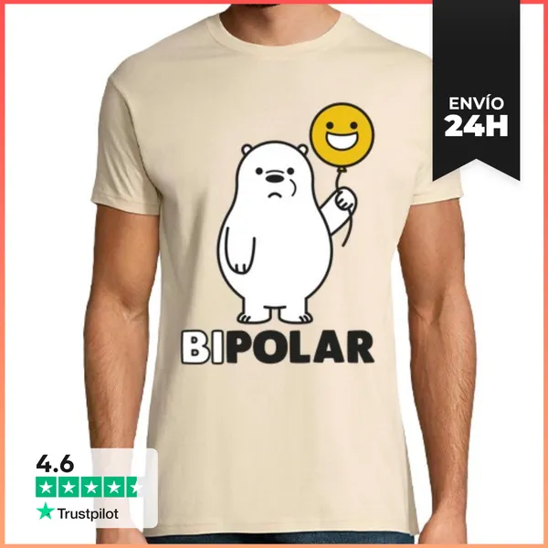 Camiseta Hombre Clásica BiPolar LaTostadora