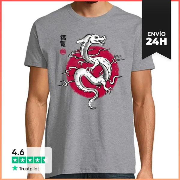 Camiseta Hombre Clásica Ink Fukuryu LaTostadora