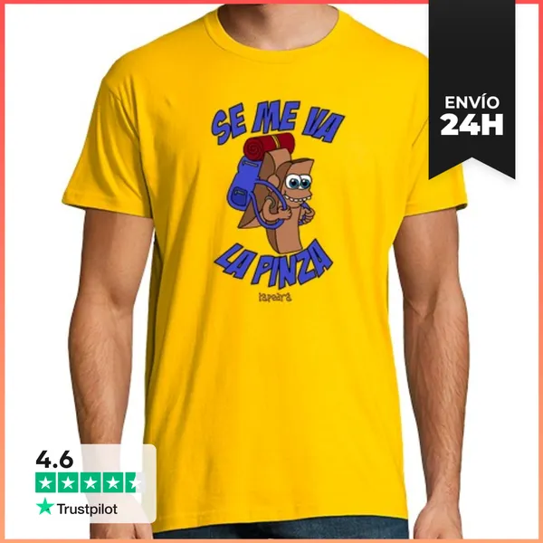 Camiseta Hombre Clásica Se Me Va La Pinza LaTostadora