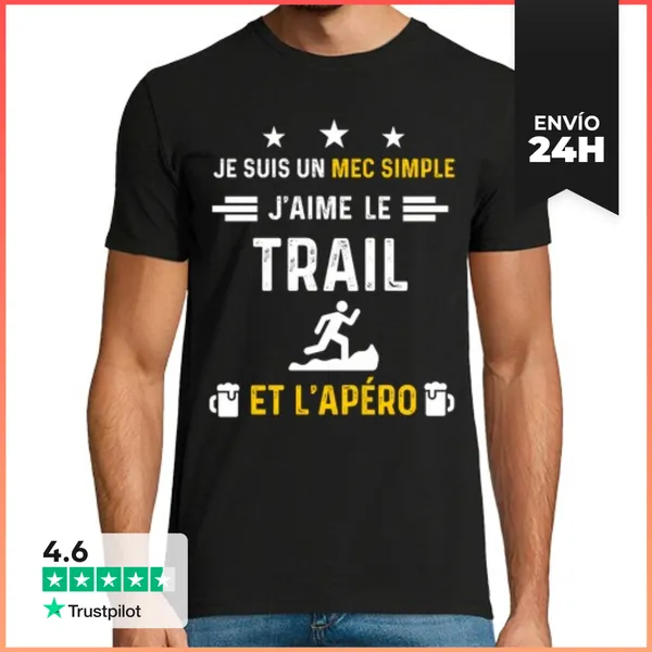 Camiseta Hombre Clásica Aperitivo Sendero Chico Simple Aperitiv